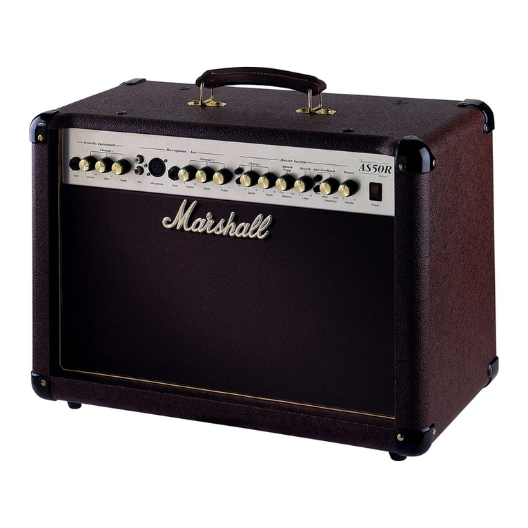 Marshall Amplification as50r User manual