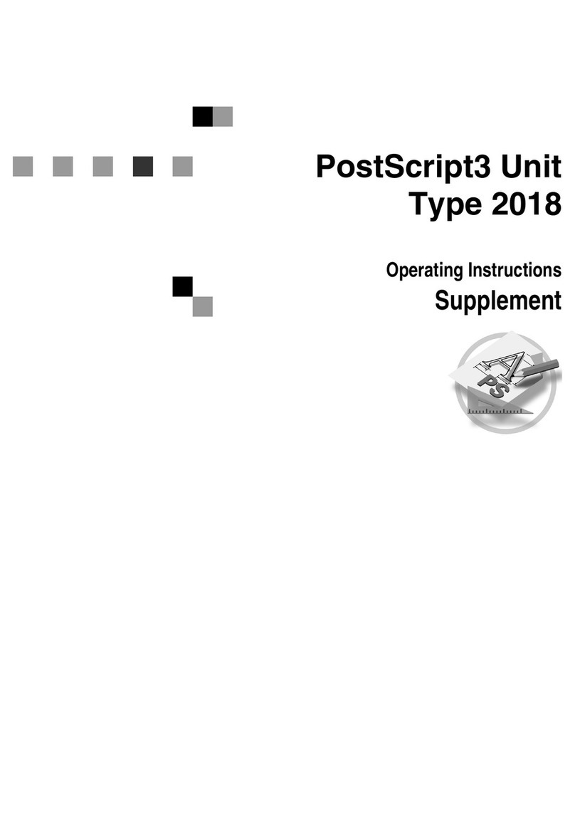 Savin 2018 User manual