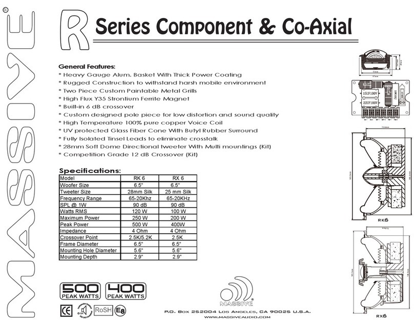 Massive Audio RK6 specification