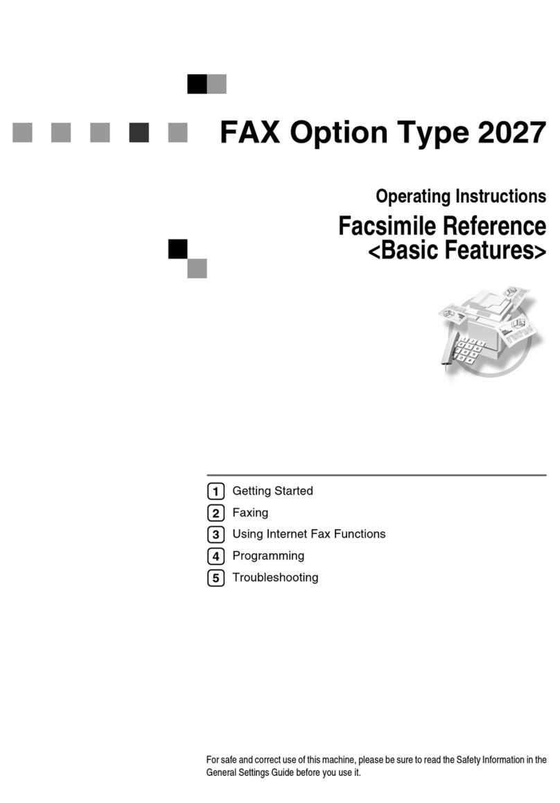 Savin 2027 User manual