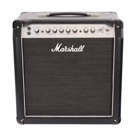 Marshall Amplification Slash Signature SL5 User manual