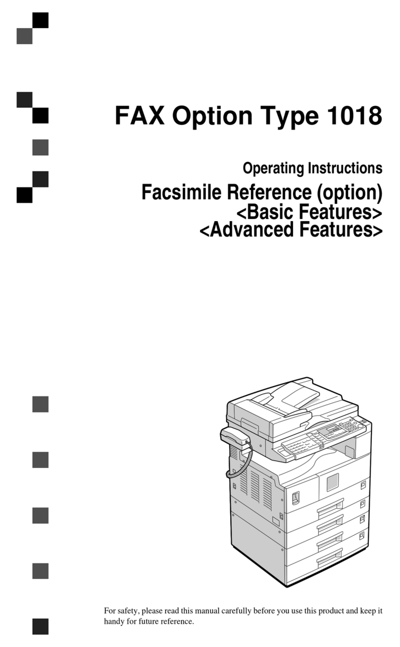 Savin 1018 User manual