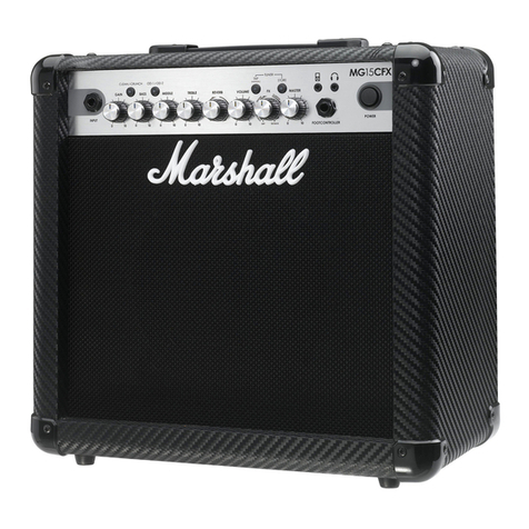 Marshall Amplification MG15CFX owner's manual