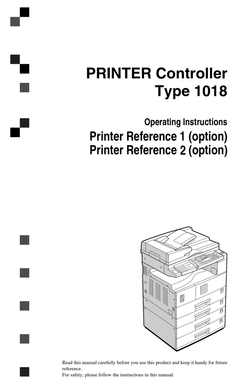 Savin 1018 User manual