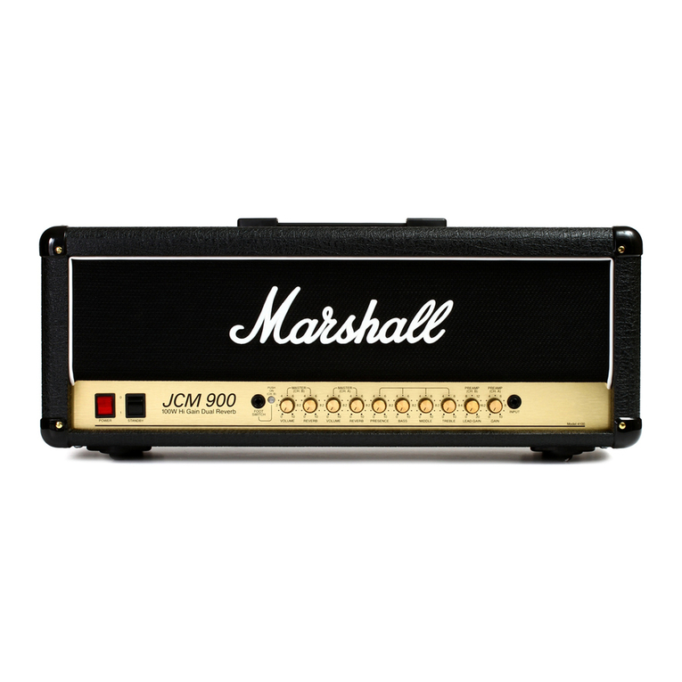 Marshall Amplification JCM900 4100 User manual