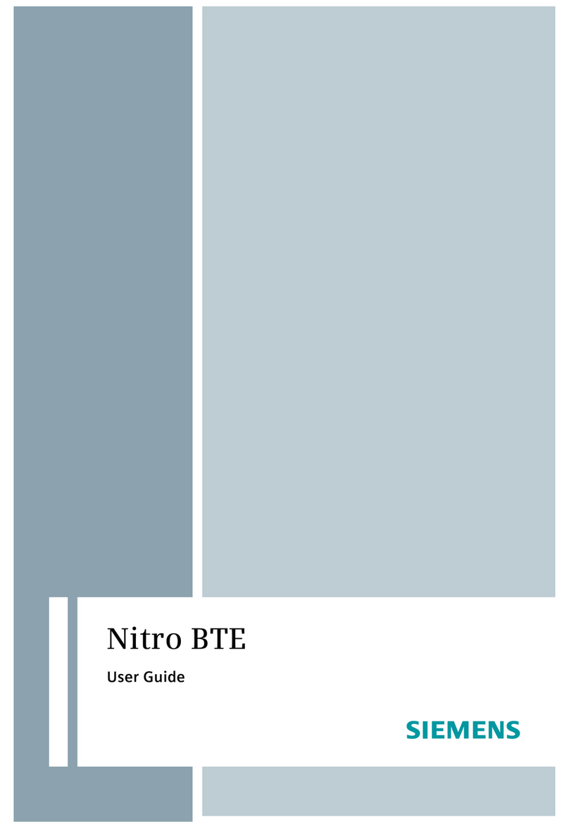 Siemens Nitro BTE User manual