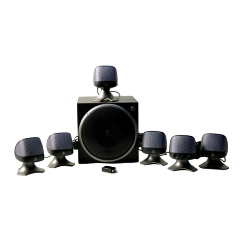 Logitech X-620 Operating and safety instructions