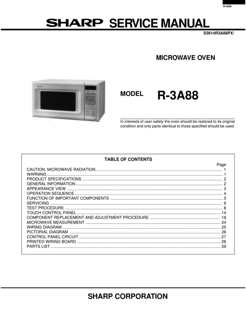 Sharp R-3A88 User manual Sharp R-3A88 User manual