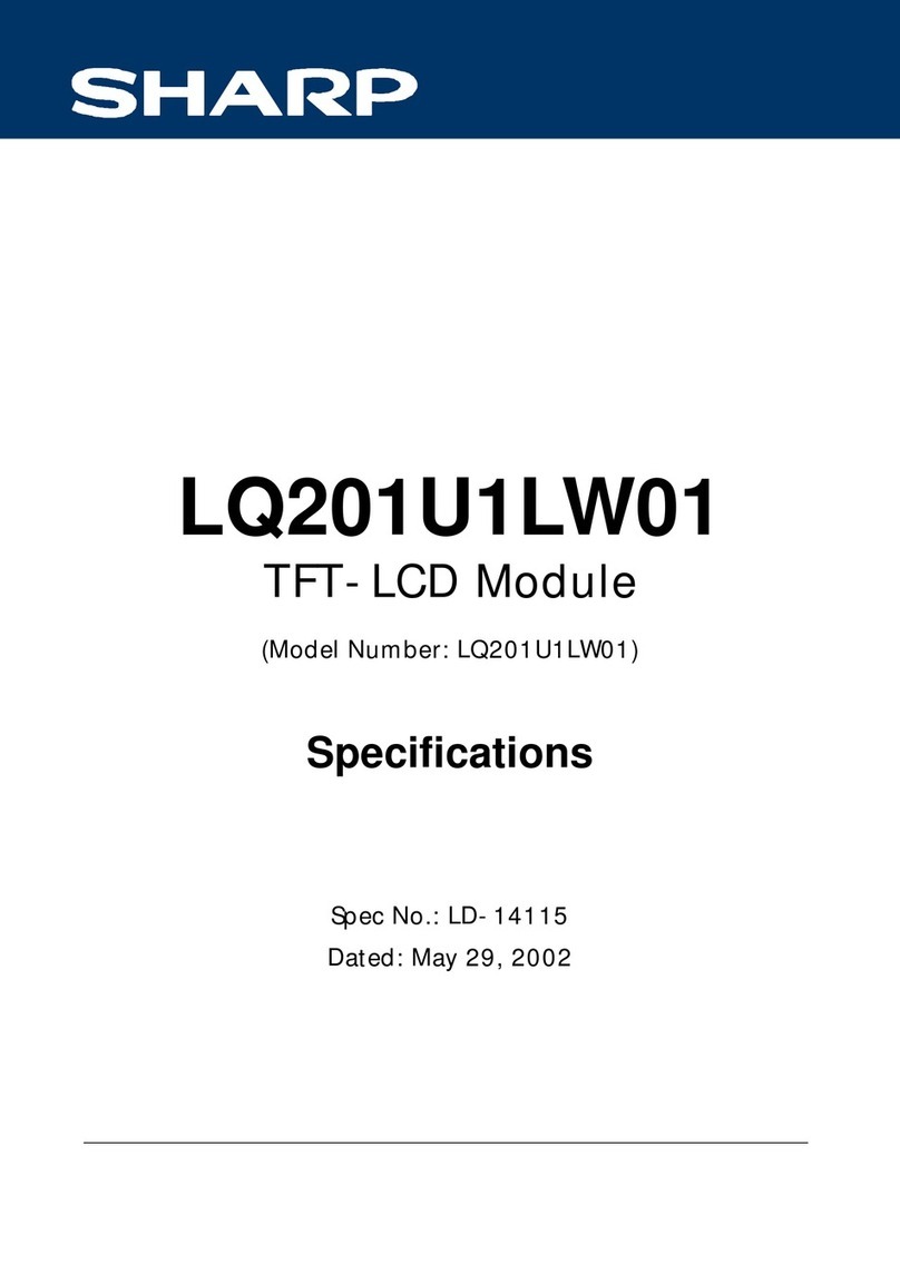 Sharp LQ201U1LW01 Specifications