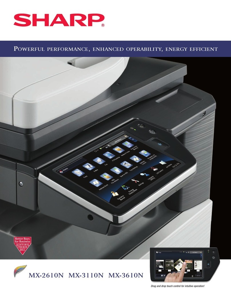 Sharp MX-2610N User manual