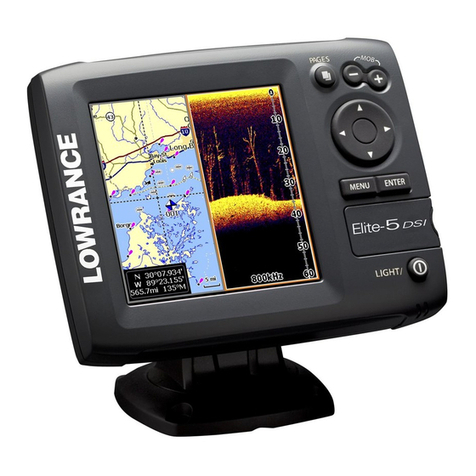 Lowrance Elite 5 DSI Operation manual