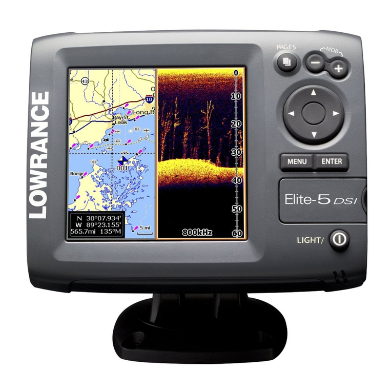 Lowrance Elite 5X DSI Operation manual