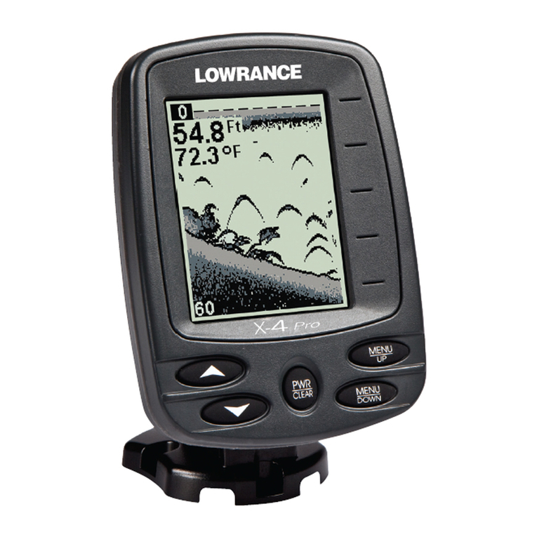 Lowrance X-4 Pro User manual