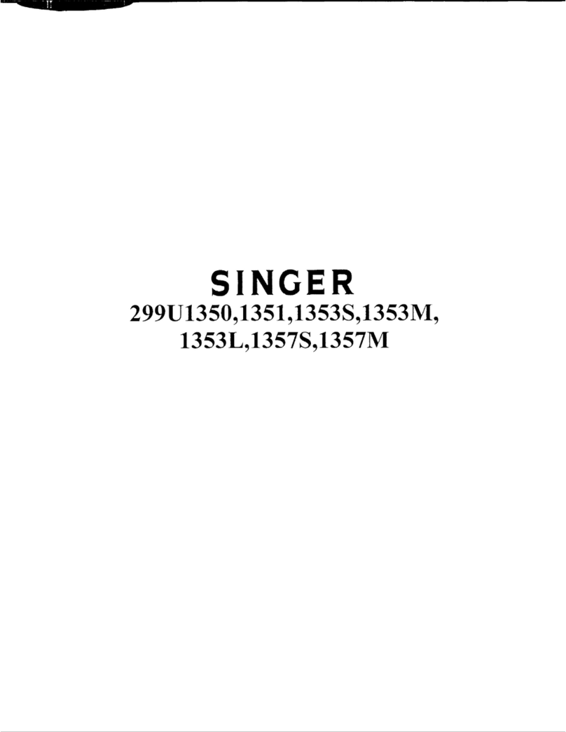 Singer 299U1351 User manual Singer 299U1351 User manual