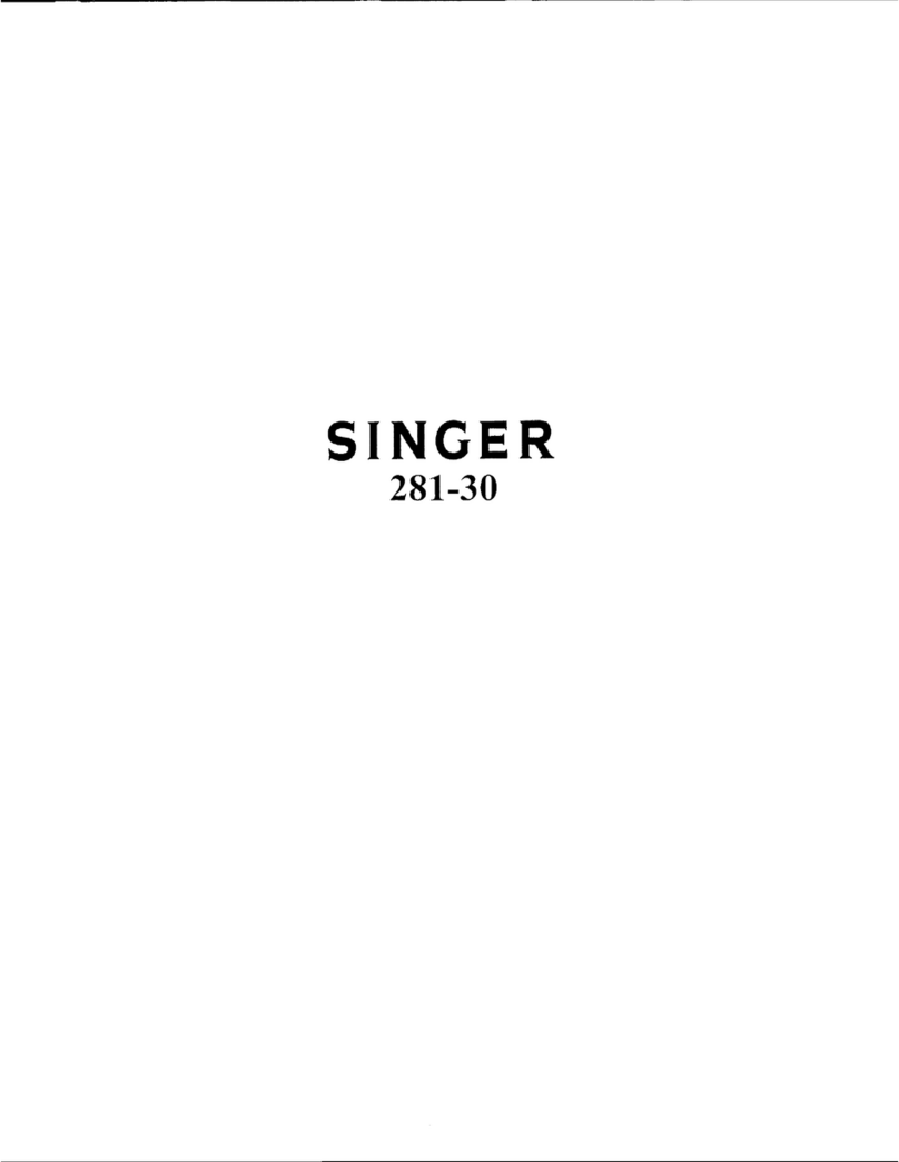 Singer 281-30 Service manual