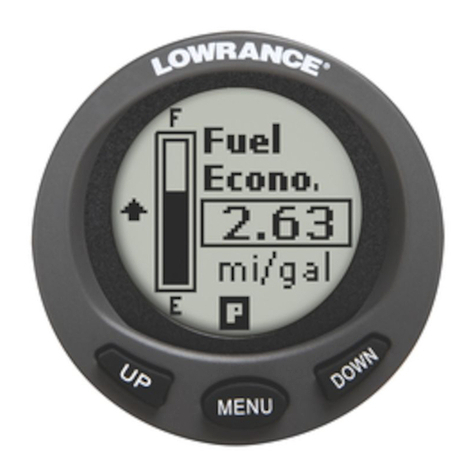 Lowrance LMF-200 Installation and operation instructions