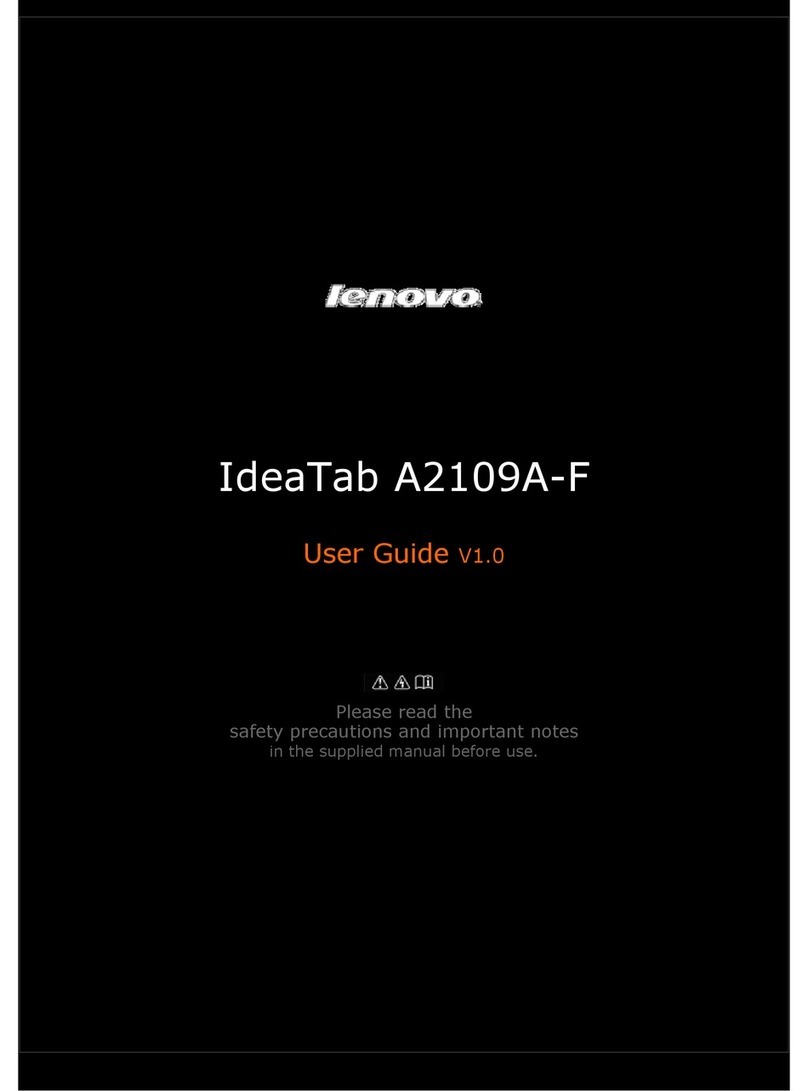 Lenovo IdeaTab A2109A-F user guide