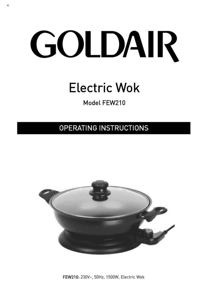 Goldair FEW210 operating instructions