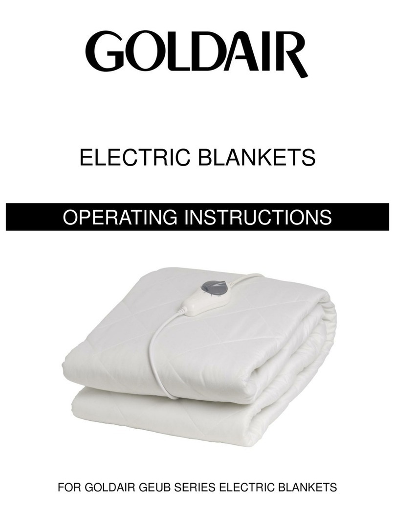 Goldair GEUB SERIES User manual