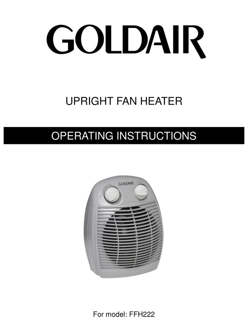 Goldair FFH222 User manual