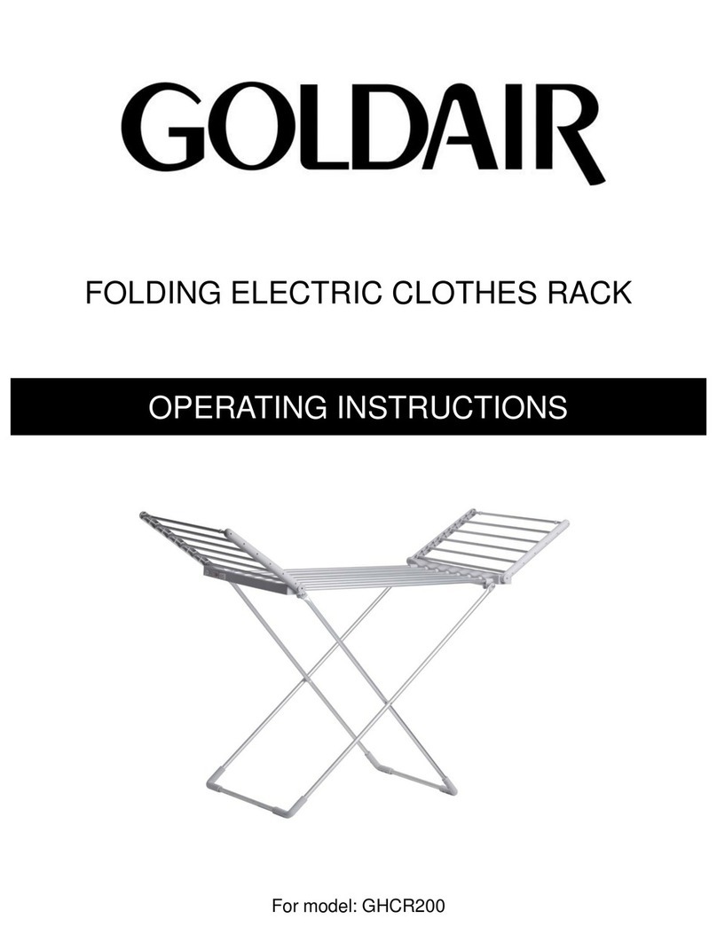 Goldair GHCR200 operating instructions