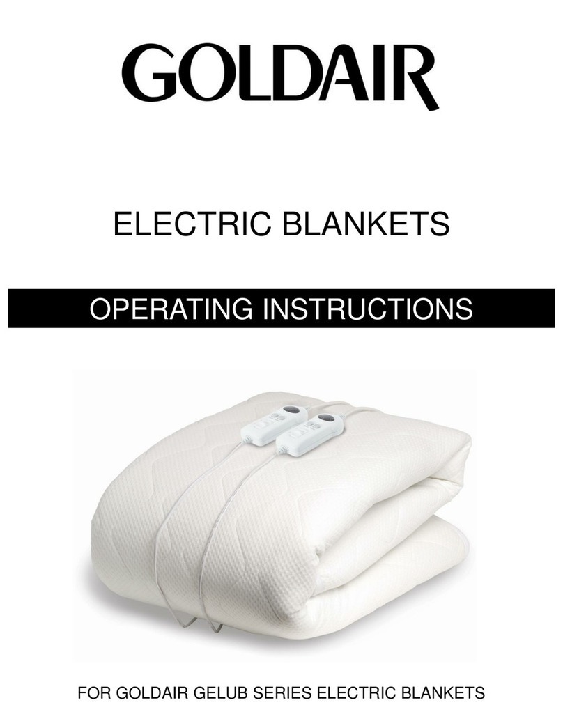 Goldair GELUB SERIES operating instructions