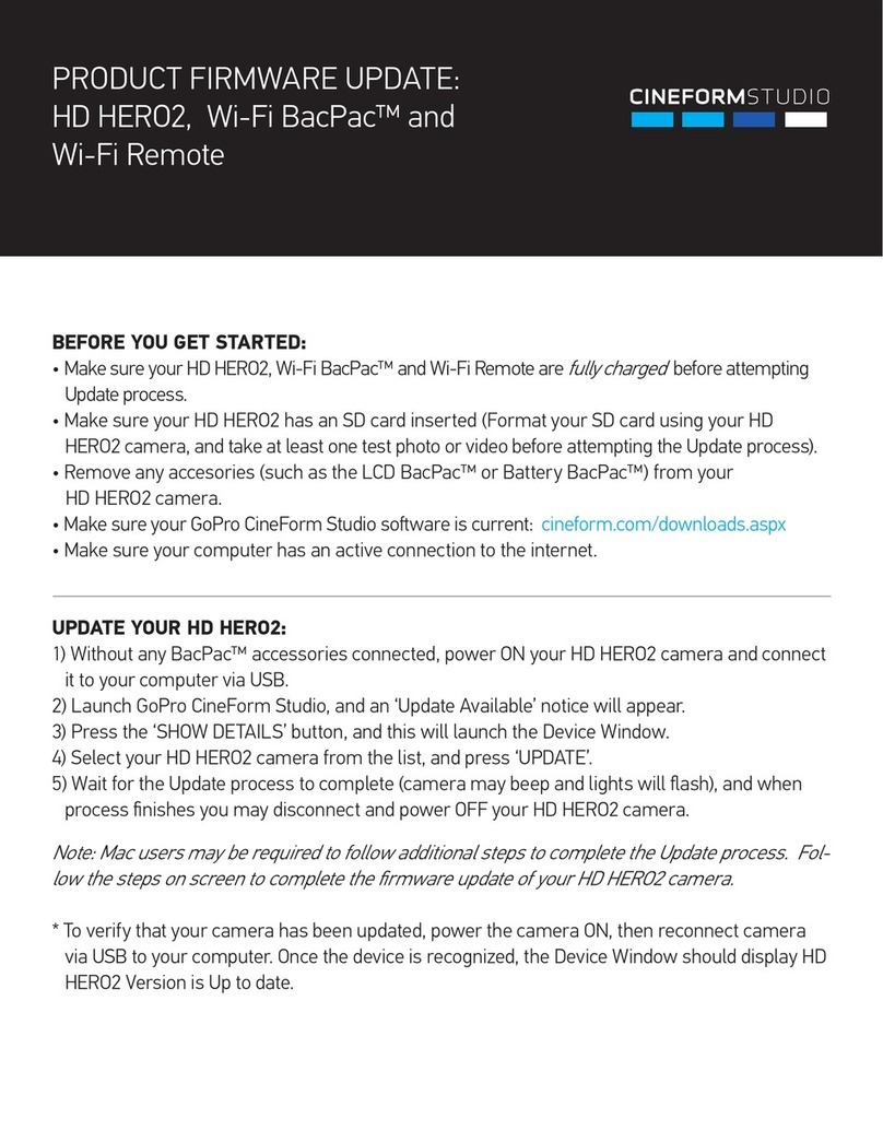 GoPro CineForm Studio Quick start guide