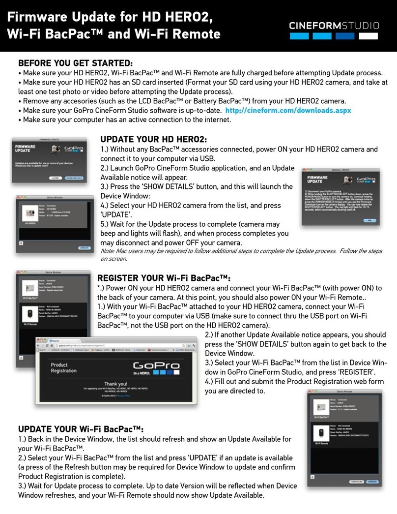 GoPro CineForm Studio Quick start guide