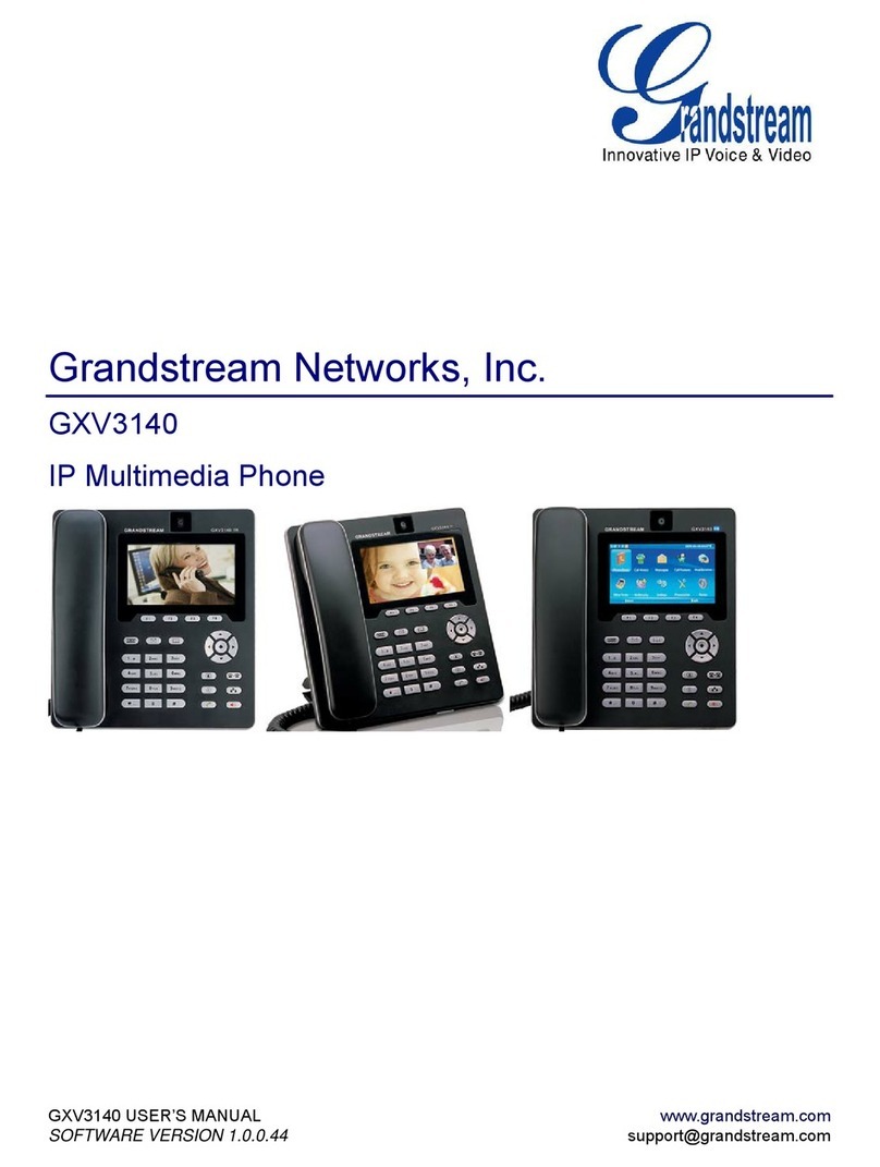 Grandstream Networks GXV-3140 user manual