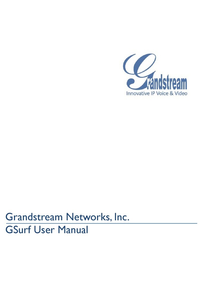 Grandstream Networks GSurf user manual