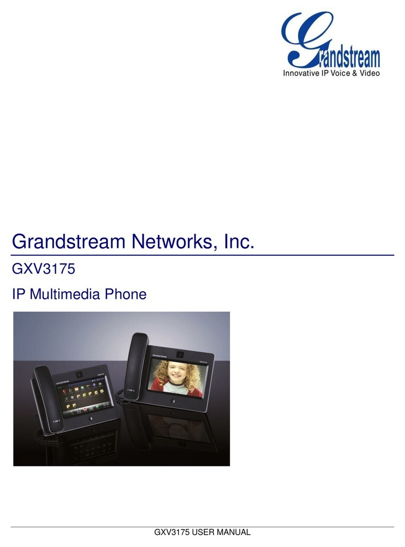 Grandstream Networks GXV3175 User manual