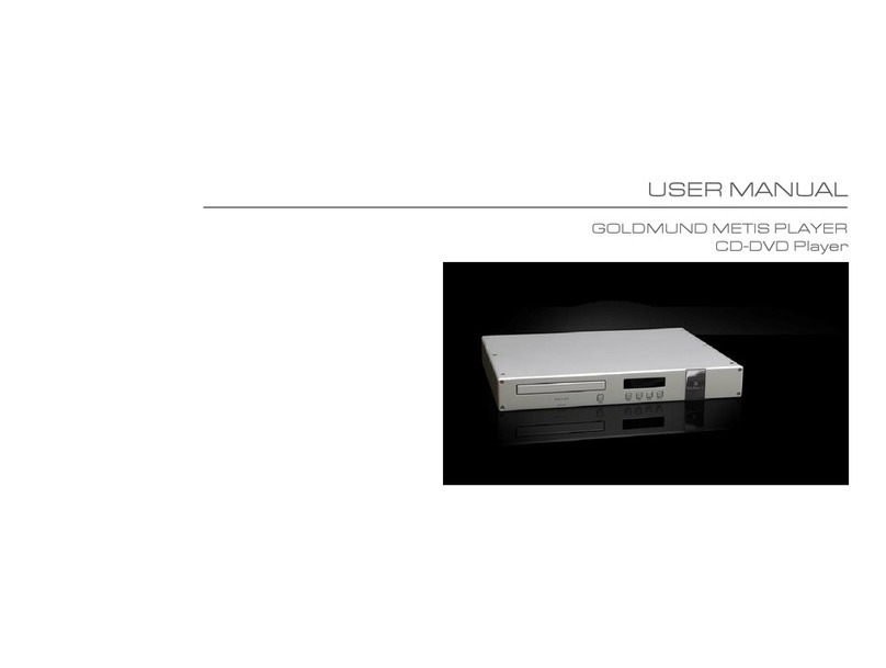 Goldmund METIS ONE user manual
