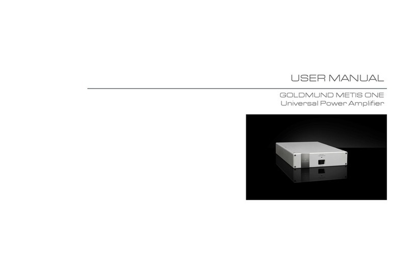 Goldmund METIS ONE user manual