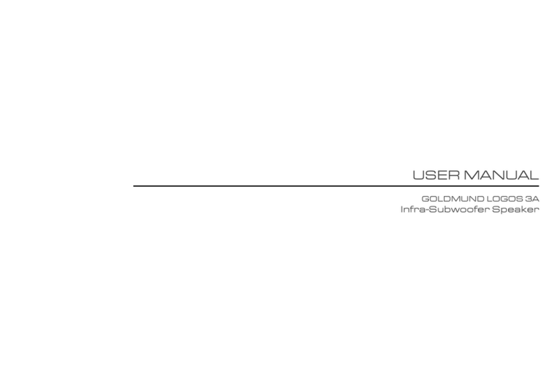 Goldmund LOGOS 3A user manual