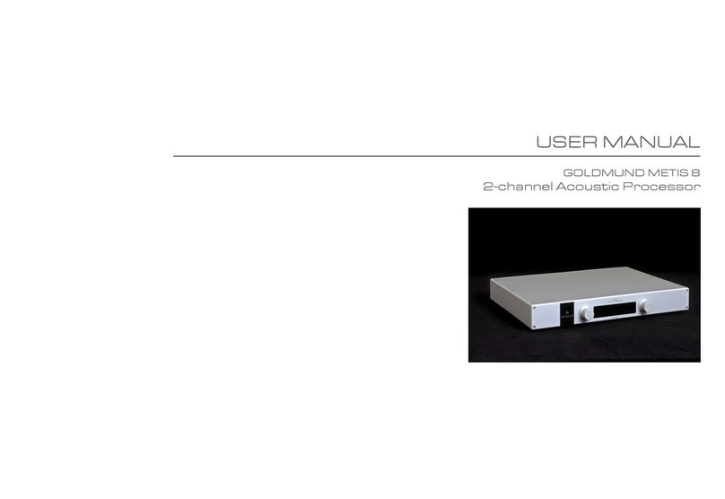 Goldmund METIS 8 user manual