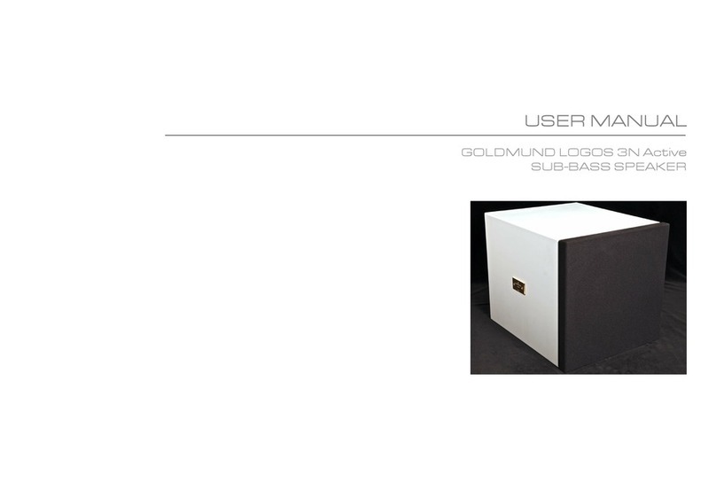 Goldmund LOGOS 3N user manual