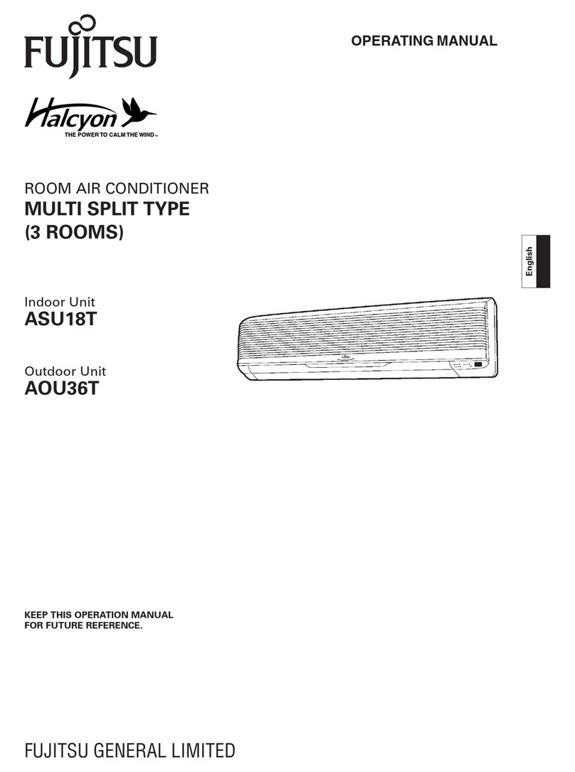 Fujitsu Halcyon ASU18T User manual Fujitsu Halcyon ASU18T User manual