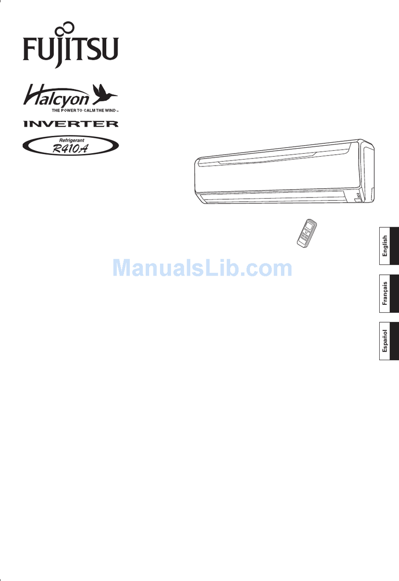 Fujitsu Inverter Halcyon ASU24RL User manual