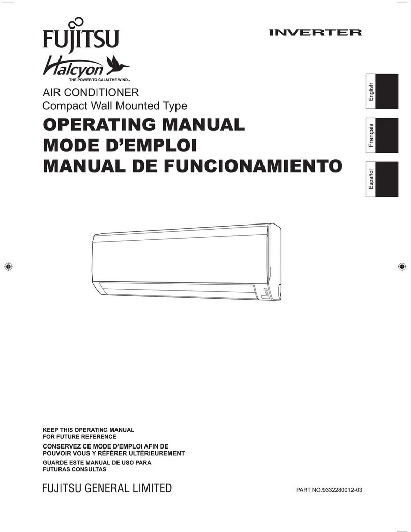 Fujitsu Inverter Halcyon User manual