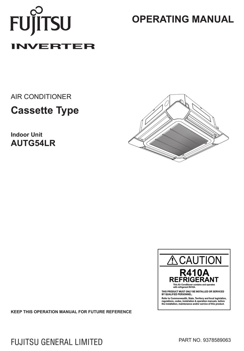 Fujitsu Inverter AUTG54LR User manual