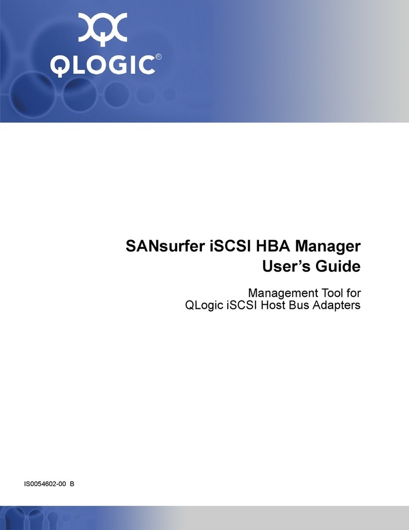 Qlogic SANsurfer iSCSI HBA Manager User manual