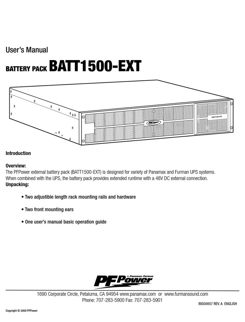 PFPower BATT1500-EXT user manual