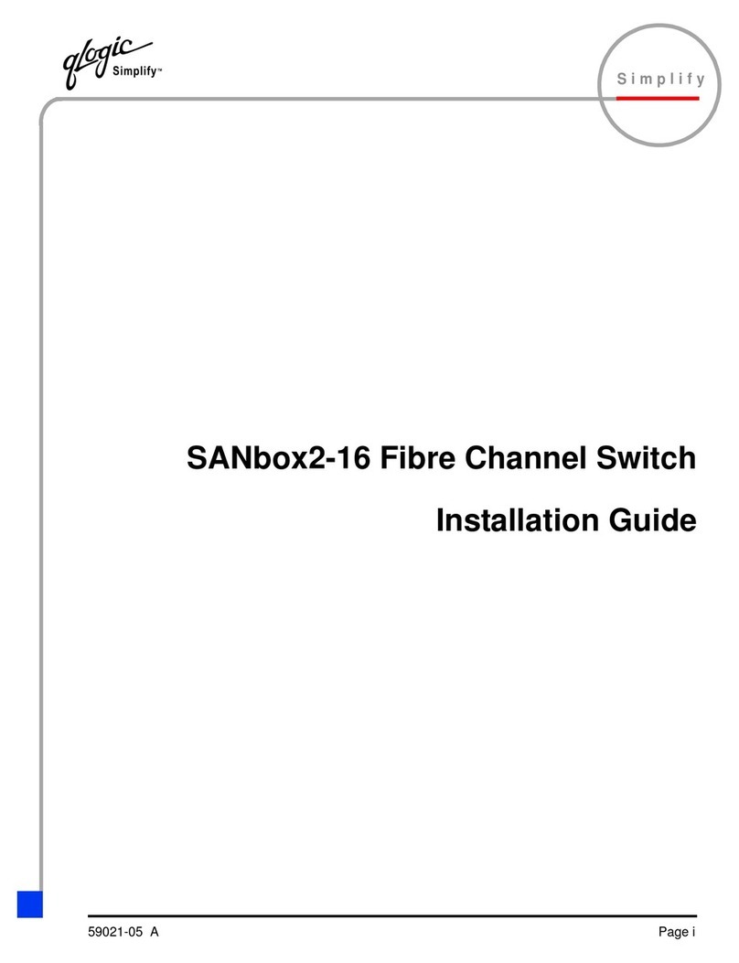 Qlogic SANbox2-16 Fibre Channel installation guide