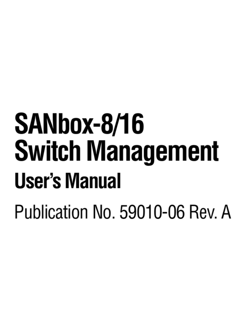 Qlogic SANbox-8 user manual