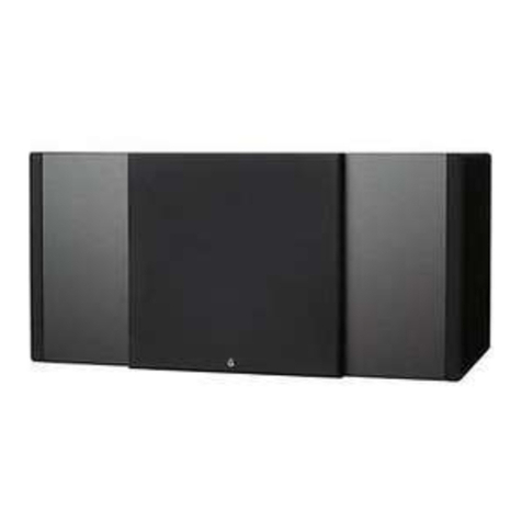 Genelec HTS3 Installation and operating manual