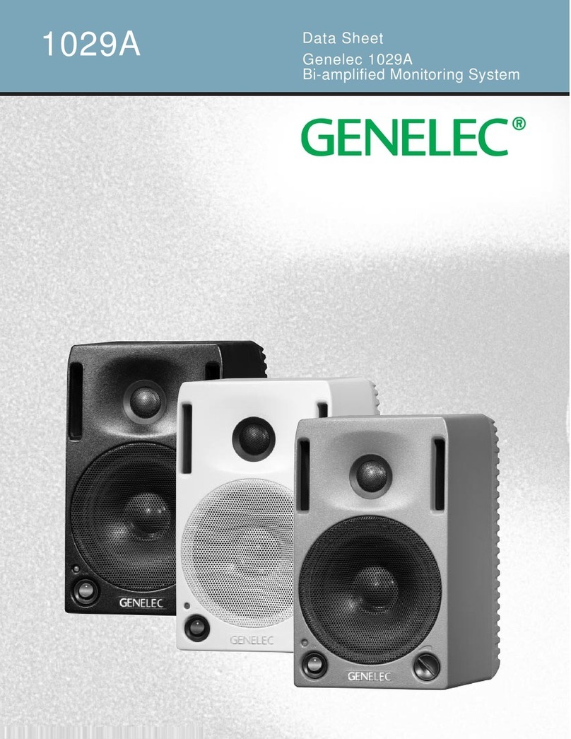 Genelec 1029A User manual