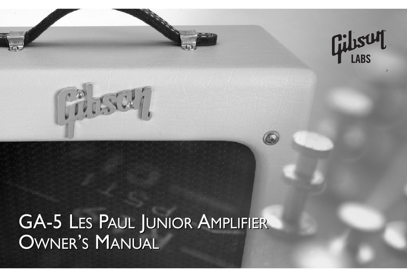 Gibson GA-5 LES PAUL owner's manual