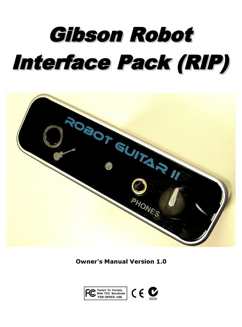 Gibson Robot Interface Pack owner's manual