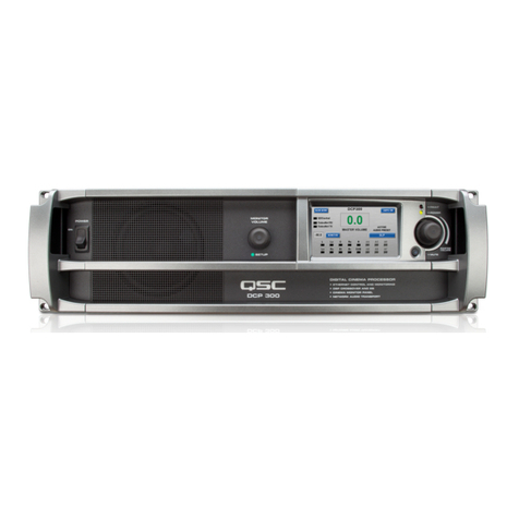 QSC DCP 300 User m Instructions for use