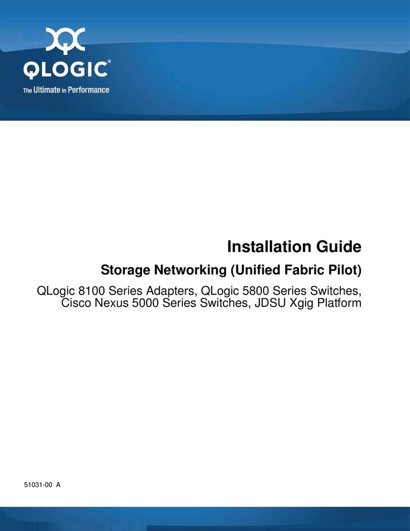 Qlogic Storage Networking (Unified Fabric Pilot) installation guide